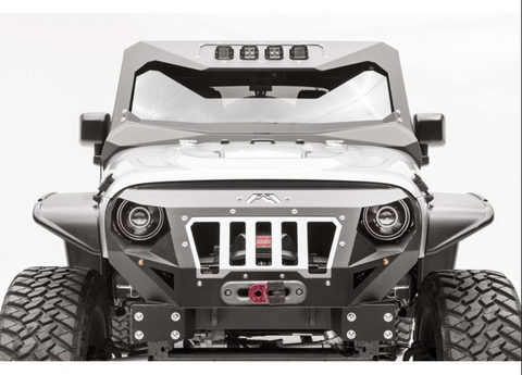 JEEP JK FRONT VICOWL INSERT MATTE BLACK