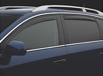 Crew Cab Rubber Sill 4 PC Side Window Deflectors