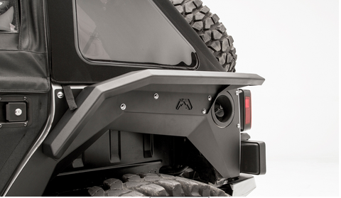 JEEP JK REAR WIDE FLARE MATTE BLACK